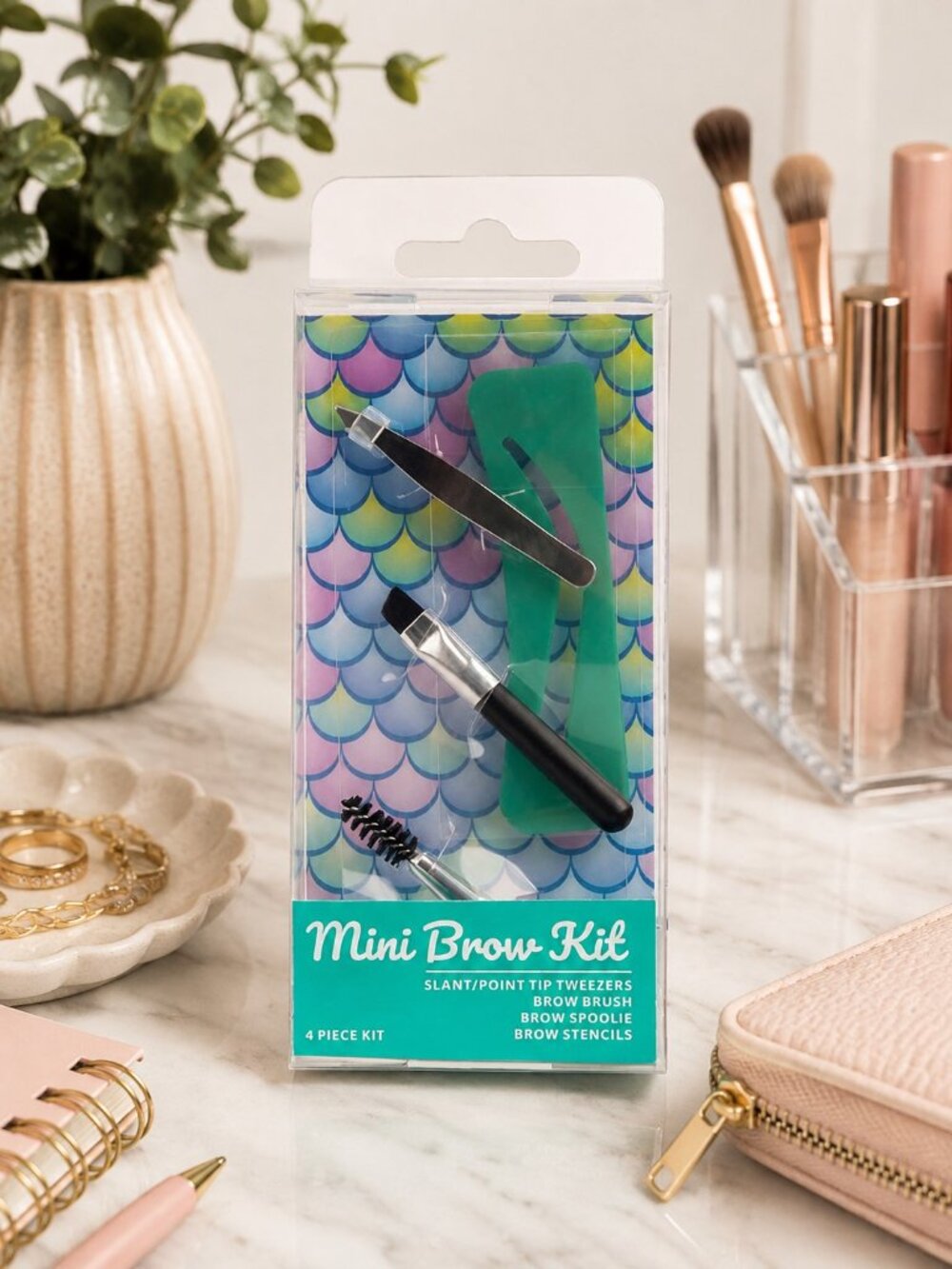 Trim Daydream Mini Brow Kit 4 Piece Travel Eyebrow Grooming Tool Set NIP